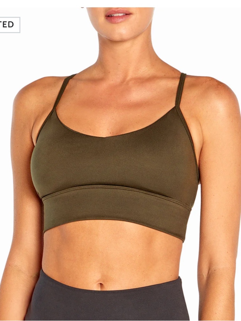 Marika Alli Sports Bra In The Color “Rosin Green”